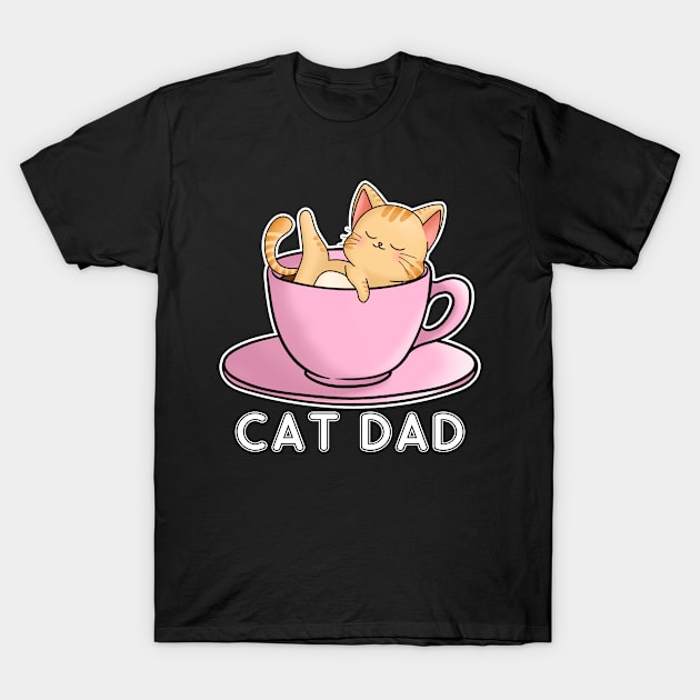 Cat dad T-Shirt by Éléonore Royer